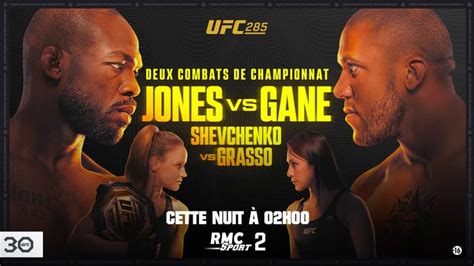 jones vs gane heure|Iba pa.